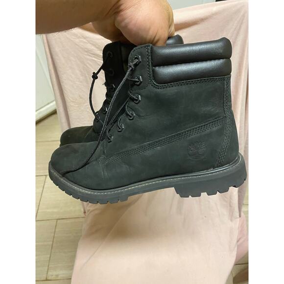 Timberland Shoes - Timberland Waterville 6 Inch Double Collar Black Women Boot TB 0A15QY001 SZ 9.5